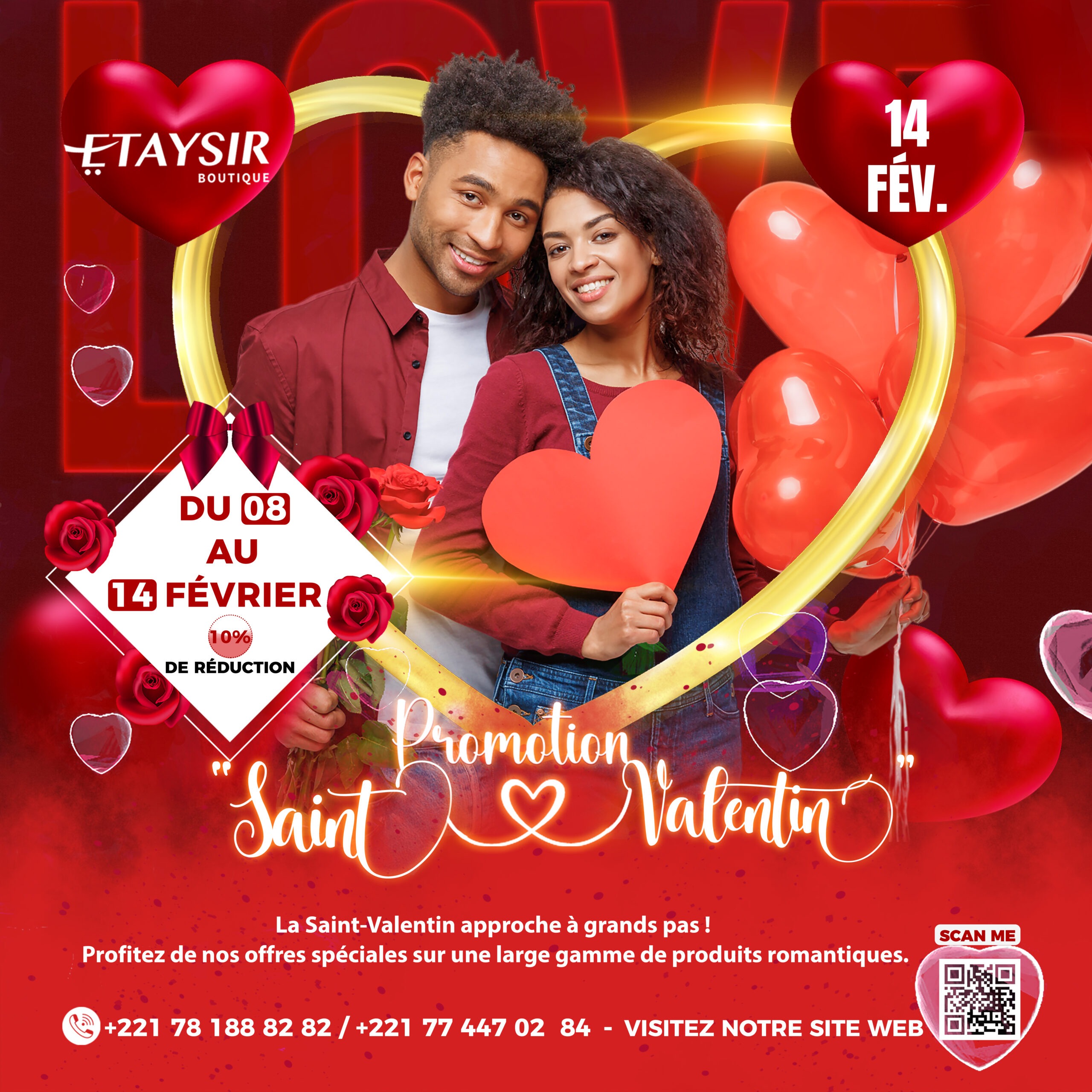 AFFICHE PROMO SAINT VALENTIN